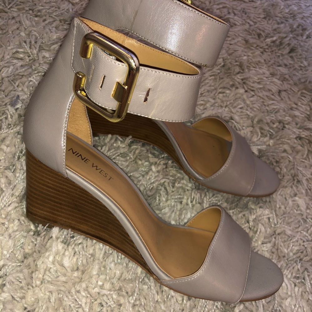 Nine West 2inch heel wedge sandals